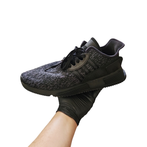 Adidas EQT Cushion ADV Triple Black Mens Size 12.5 Running Sneakers BY9507 RARE! - Picture 10 of 14